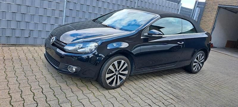 Schwarz Gebraucht 2011 VW Golf Cabriolet Cabrio | 6.250 € - Bild 1/4