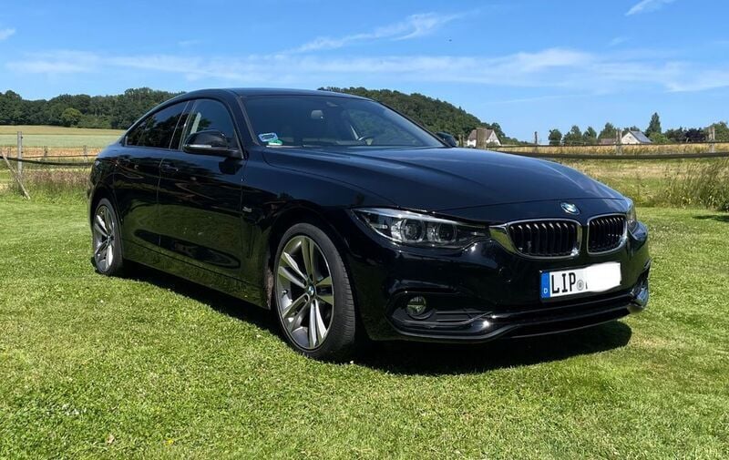 Schwarz Gebraucht 2017 BMW 420 Gran Coupé Sport Line Coupé | 18.990 € (Fairer Preis) - Bild 1/4