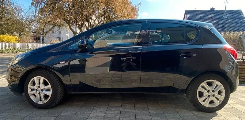 Gebraucht Opel Corsa Edition 90 PS (66 kW) 2015 Schwarz Kleinwagen