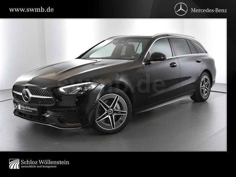 Schwarz Gebraucht 2024 Mercedes C300e AMG Kombi | 42.870 € (Superpreis) - Bild 1/4