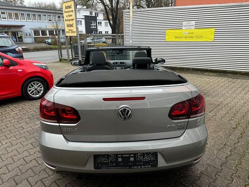 Gebraucht VW Golf Cabriolet Life 140 PS (102 kW) 2014 Tungsten silver metallic Cabrio