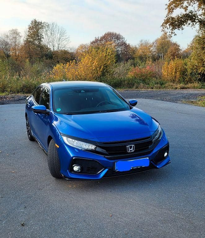 Blau Gebraucht 2018 Honda Civic Sport Plus Limousine | 18.300 € (Etwas zu teuer) - Bild 1/4