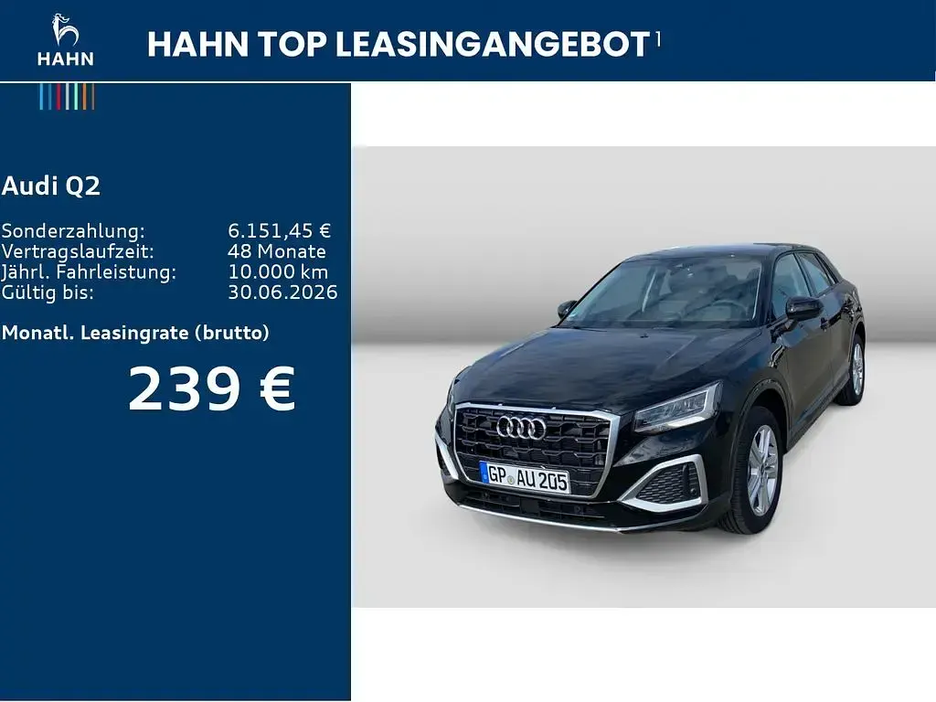 Używany Audi Q2 Advanced Plus 116 KM (85 kW) 2026 Czarny SUV