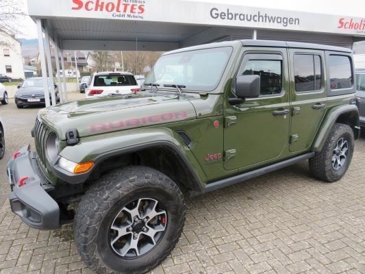 Grün Gebraucht 2022 Jeep Wrangler Unlimited Rubicon SUV | 52.980 € (Fairer Preis) - Bild 1/4