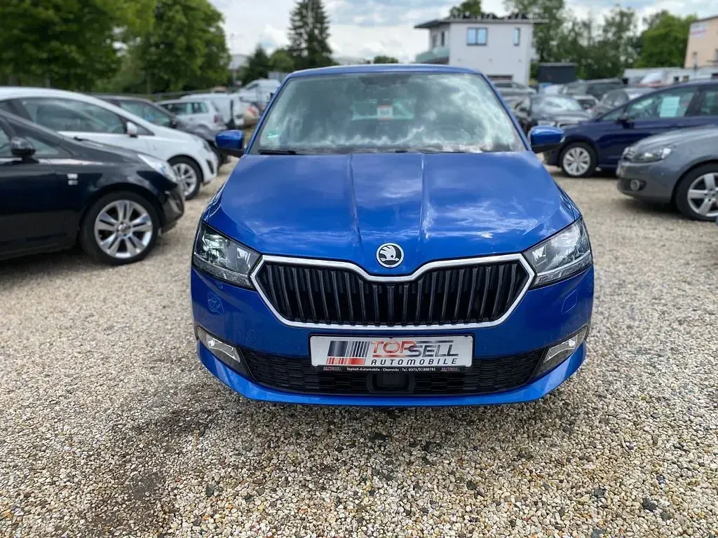 Gebraucht Skoda Fabia Soleil 110 PS (80 kW) 2019 Blau Kleinwagen