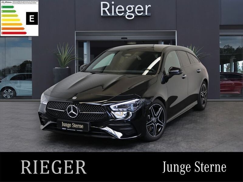 Schwarz Gebraucht 2024 Mercedes CLA200 Shooting Brake AMG Kombi | 35.889 € (Fairer Preis) - Bild 1/4