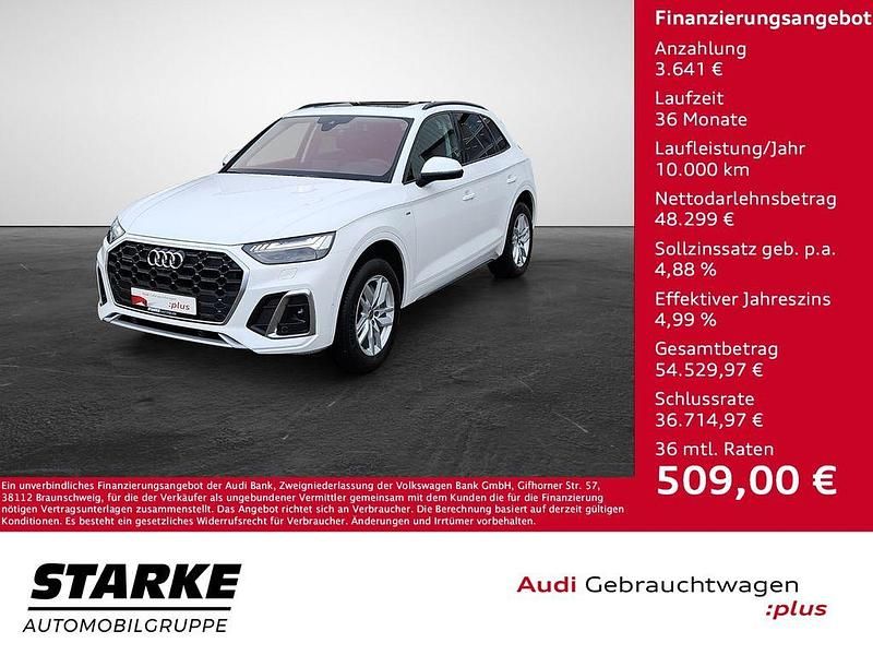 Gebraucht Audi Q5 S-Line 204 PS (150 kW) 2024 Weiß (arkonaweiß) SUV
