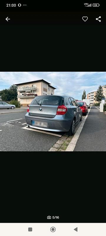 Gebraucht BMW 118 129 PS (94 kW) 2006 Grau Kleinwagen