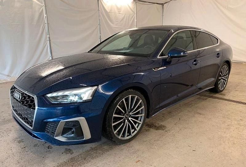 Blau Gebraucht 2012 Audi A5 Sportback S-Line Kleinwagen | 22.000 € - Bild 1/4