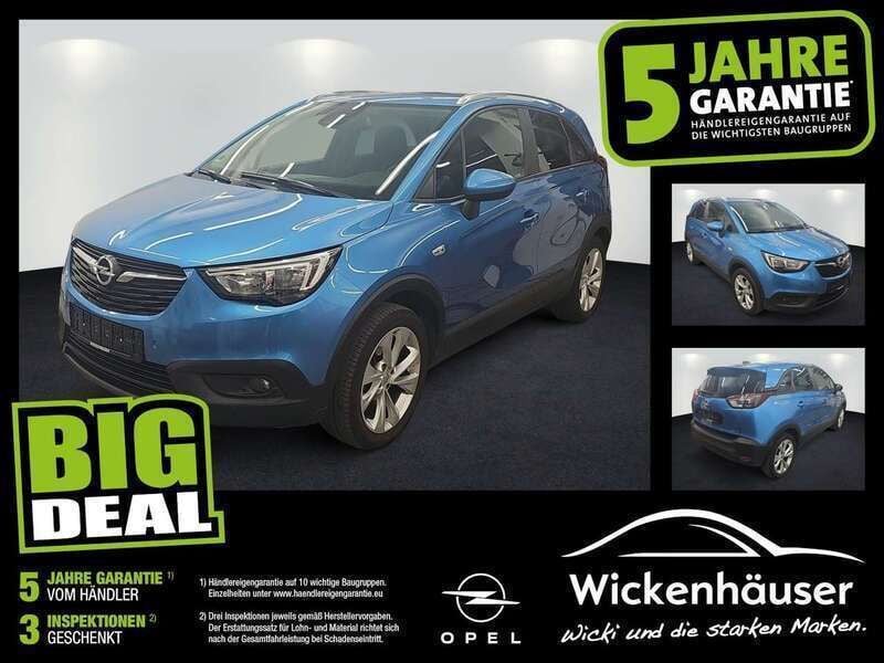 Arktis blau (m2) Gebraucht 2017 Opel Crossland Edition SUV | 11.490 € (Fairer Preis) - Bild 1/4