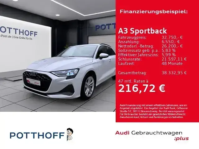 Gebraucht Audi A3 Sportback e-tron Ambiente 204 PS (150 kW) 2025 Kleinwagen