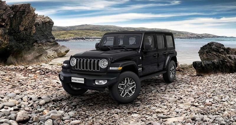 Black (px8) Neu 2025 Jeep Wrangler Sahara SUV | 58.991 € (Guter Preis) - Bild 1/3