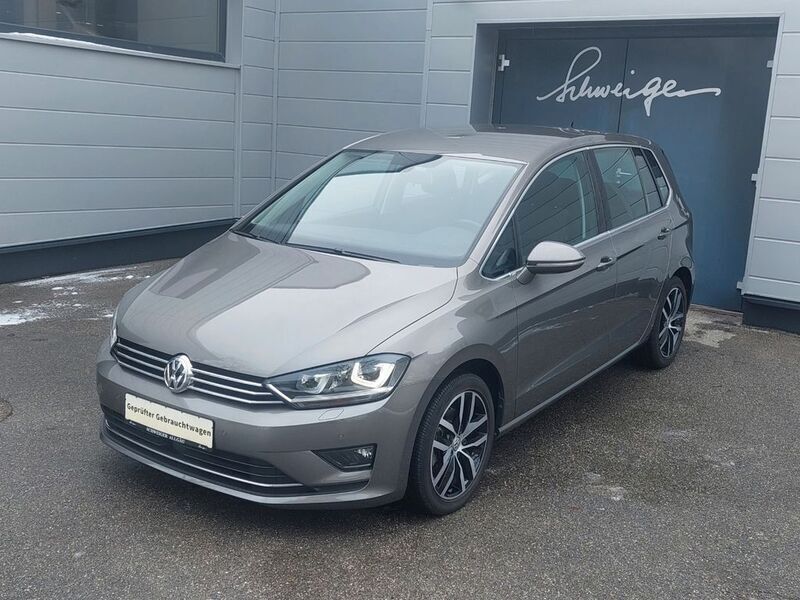 Grau Gebraucht 2015 VW Golf Sportsvan Highline Van / Kleinbus | 14.990 € (Guter Preis) - Bild 1/4