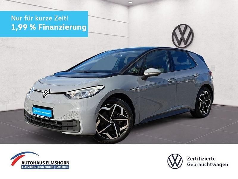 Gebraucht VW ID.3 Pro 150 kW (204 PS) 2022 Mondsteingrau schwarz Kleinwagen