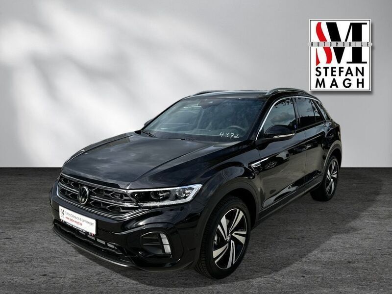 Schwarz Gebraucht 2024 VW T-Roc R-line SUV | 32.790 € (Fairer Preis) - Bild 1/4