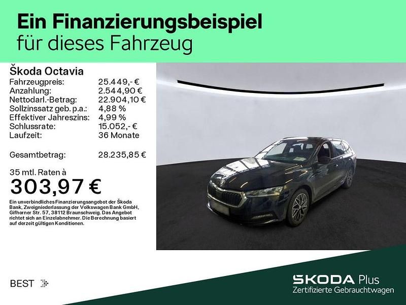 Gebraucht Skoda Octavia Clever 150 PS (110 kW) 2022 Blackmagic perleffekt (metallic) Kombi