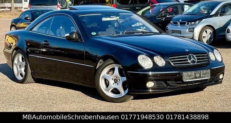 Obsidianschwarz metalliclack Gebraucht 2005 Mercedes CL500 Coupé | 12.499 € (Guter Preis) - Bild 1/3