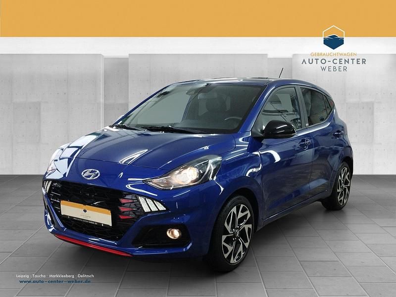 Gebraucht Hyundai i10 N Line 101 PS (74 kW) 2021 Blau Kleinwagen