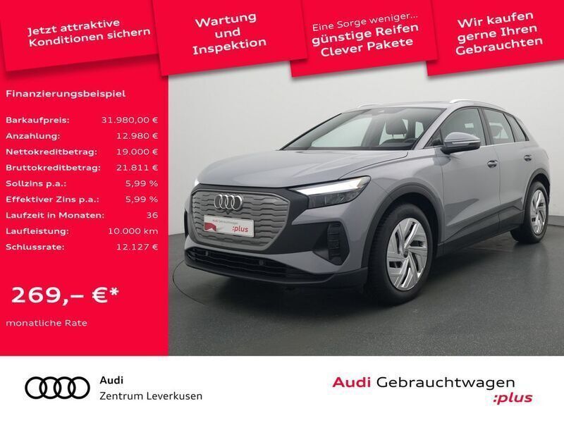Kieselgrau Gebraucht 2023 Audi Q4 e-tron Comfort SUV | 31.980 € (Guter Preis) - Bild 1/4