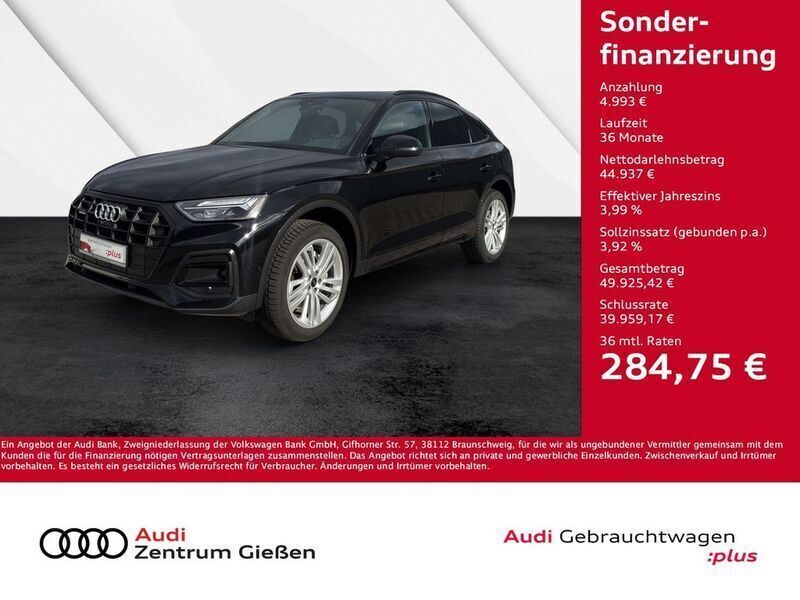 Mythosschwarz metallic Gebraucht 2024 Audi Q5 Sportback Ambiente SUV | 51.830 € (Fairer Preis) - Bild 1/4