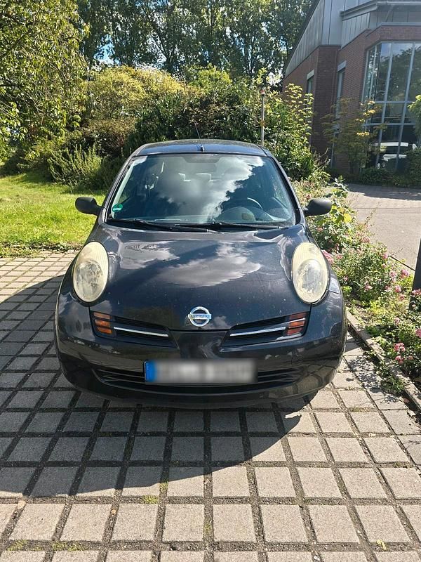 Schwarz Gebraucht 2003 Nissan Micra Kleinwagen | 2.100 € - Bild 1/4