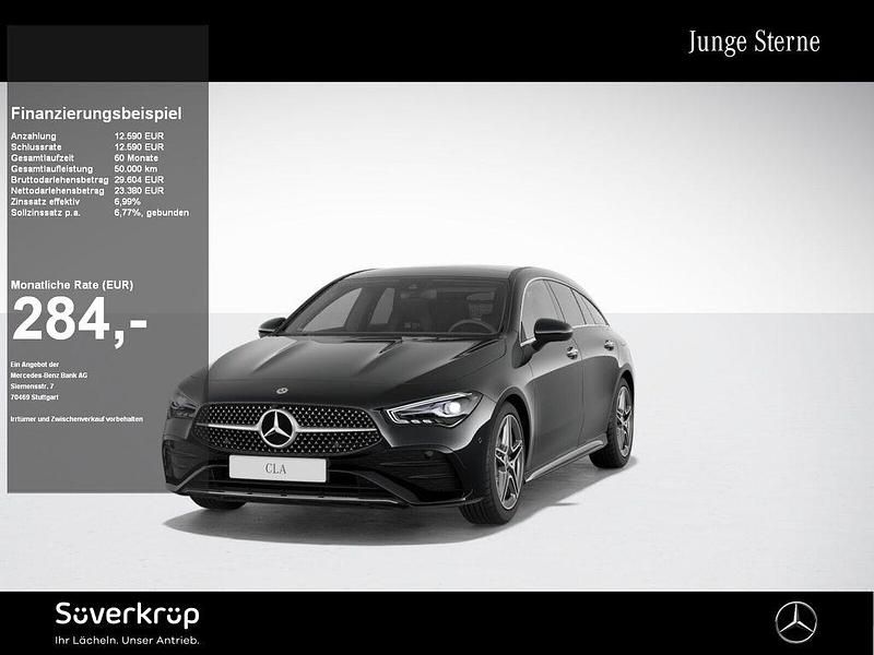 Schwarz Gebraucht 2024 Mercedes CLA180 Shooting Brake AMG Kombi | 35.970 € - Bild 1/2