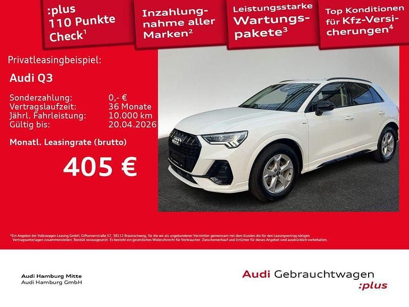 Gebraucht Audi Q3 S-Line 150 PS (110 kW) 2025 Gletscherweiß metallic SUV