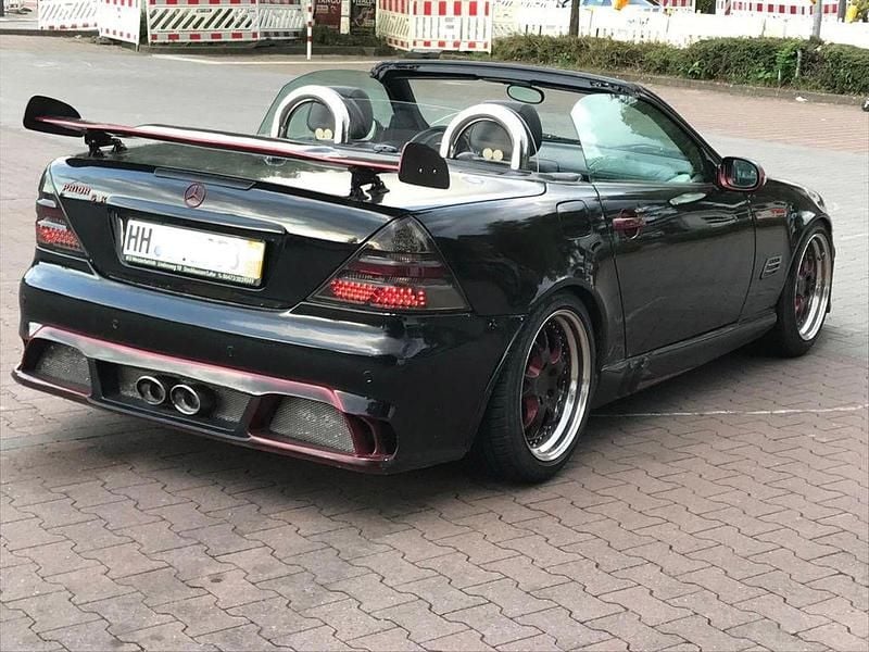 Gebraucht Mercedes SLK320 218 PS (160 kW) 2001 Schwarz Cabrio