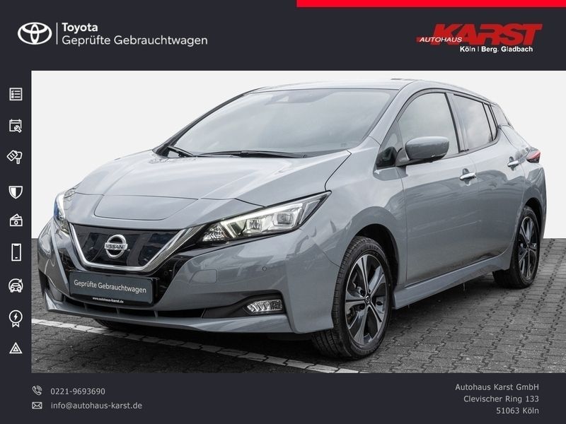 Grau Gebraucht 2021 Nissan Leaf Tekna Kleinwagen | 19.590 € (Fairer Preis) - Bild 1/4