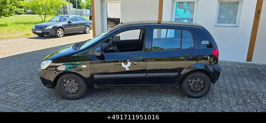 Gebraucht Hyundai Getz Basis 67 PS (49 kW) 2008 Schwarz Kleinwagen