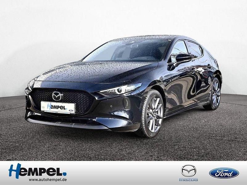 Gebraucht Mazda 3 Selection 179 PS (131 kW) 2021 Schwarz / jet black Limousine