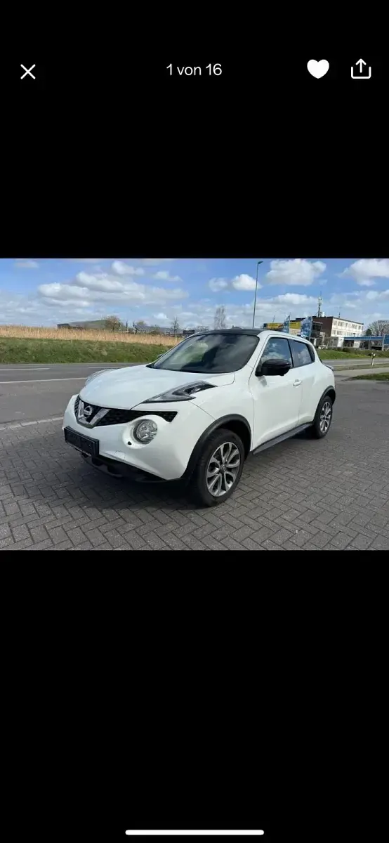 Gebraucht Nissan Juke 113 PS (83 kW) 2019 Weiß SUV
