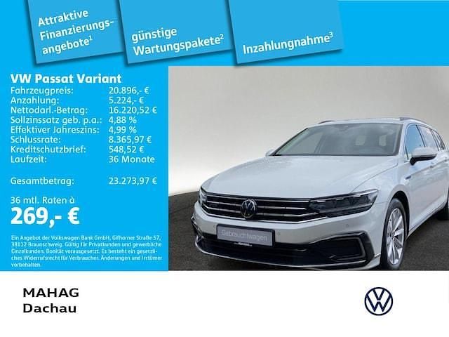 Weiß Gebraucht 2022 VW Passat GTE Kombi | 20.896 € (Guter Preis) - Bild 1/3