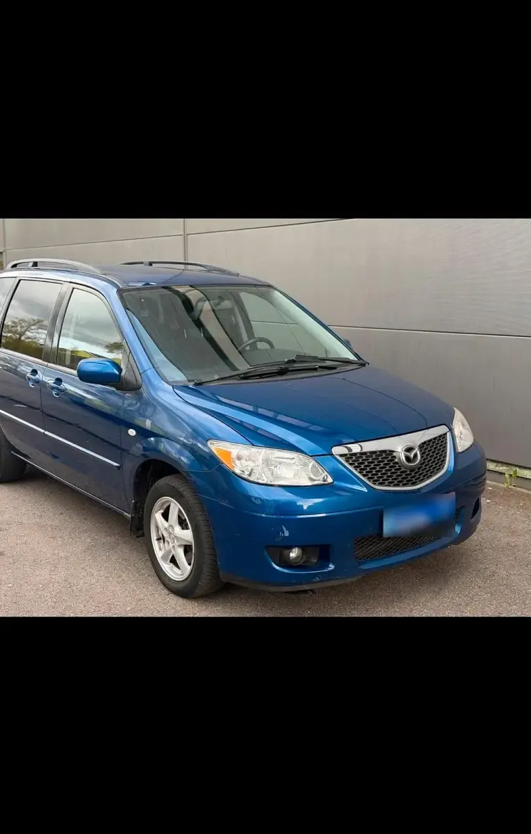 Gebraucht Mazda MPV 136 PS (100 kW) 2004 Blau Van / Kleinbus