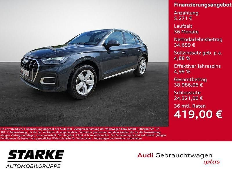 Manhattangrau metallic Gebraucht 2023 Audi Q5 Advanced SUV | 39.930 € (Etwas zu teuer) - Bild 1/4