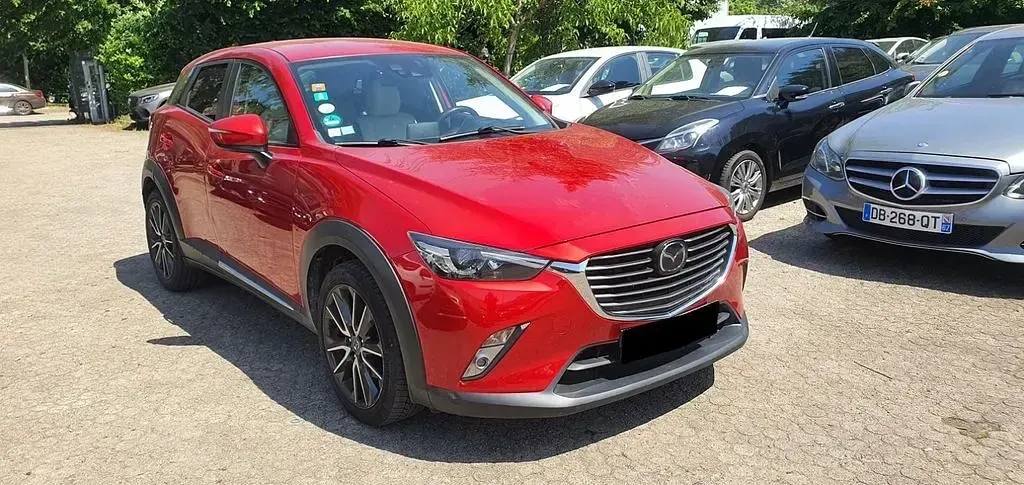 Gebraucht Mazda CX-3 Sports-Line 105 PS (77 kW) 2015 Rot SUV