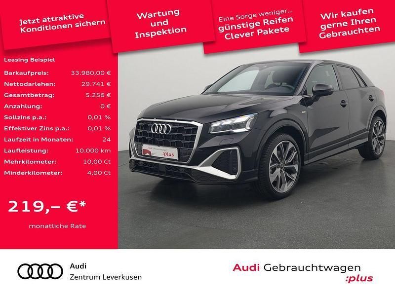 Mythosschwarz Gebraucht 2024 Audi Q2 Comfort SUV | 33.480 € - Bild 1/4