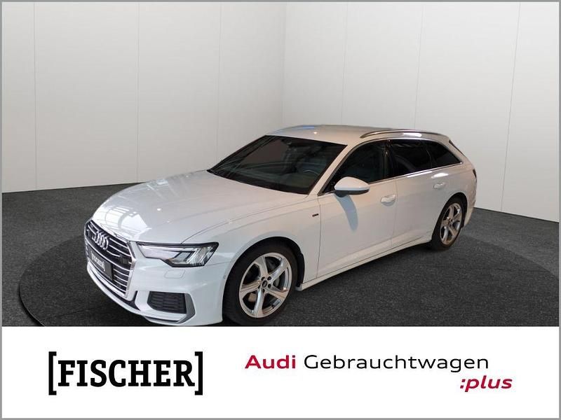 Gletscherweiss Gebraucht 2020 Audi A6 S-Line Kombi | 32.770 € (Superpreis) - Bild 1/4