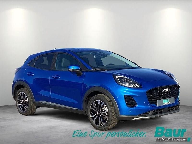Gebraucht Ford Puma Titanium 125 PS (91 kW) 2024 Desert island blue metallic (metallic) SUV