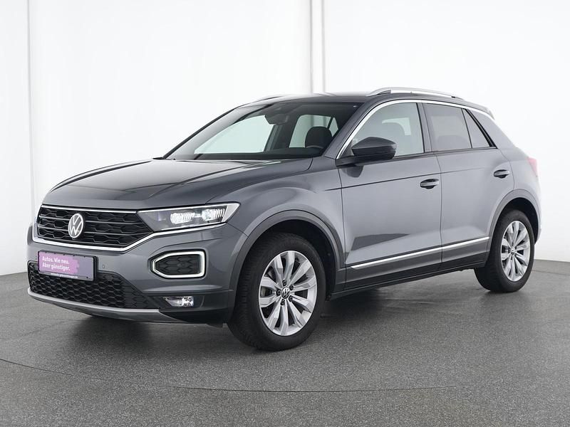 Indiumgrau Gebraucht 2021 VW T-Roc Sport SUV | 22.927 € (Fairer Preis) - Bild 1/4