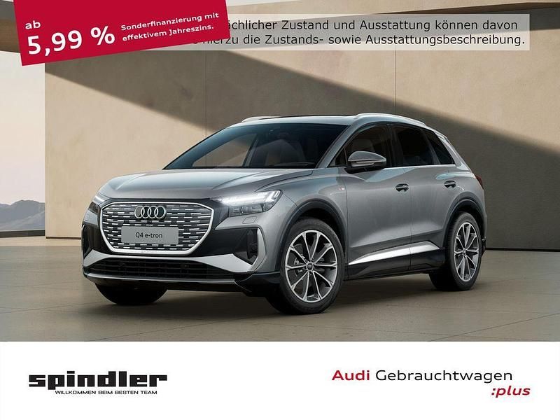 Taifungrau metallic Gebraucht 2025 Audi Q4 e-tron Ambiente SUV | 45.980 € (Teuer) - Bild 1/4