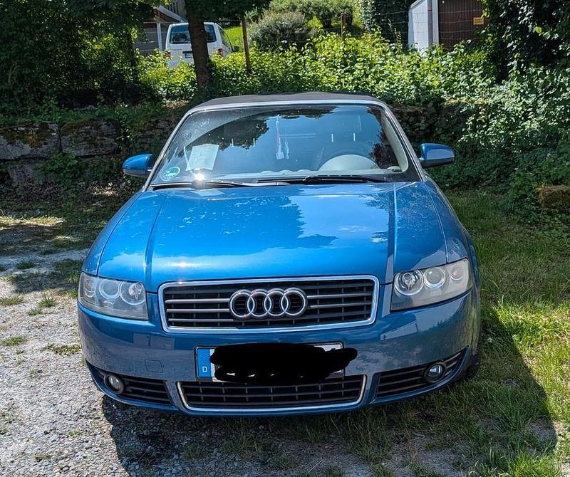 Blau Gebraucht 2002 Audi A4 Cabriolet Sport Cabrio | 5.500 € (Etwas zu teuer) - Bild 1/4