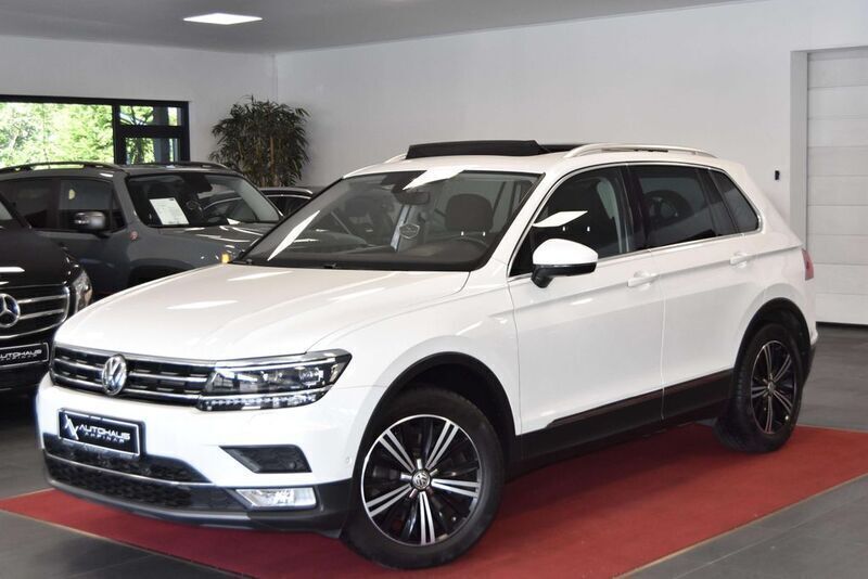 Oryxweiss Gebraucht 2016 VW Tiguan Highline SUV | 21.799 € (Fairer Preis) - Bild 1/4