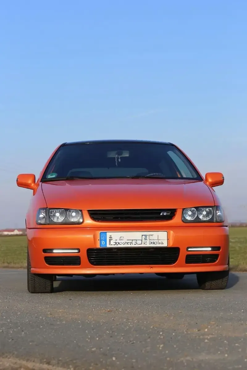Gebraucht VW Polo 60 PS (44 kW) 1995 Orange Kleinwagen