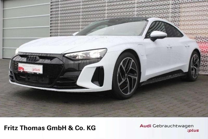 Suzukagrau metallic Gebraucht 2021 Audi e-tron GT quattro Ambiente Limousine | 39.990 € (Guter Preis) - Bild 1/4