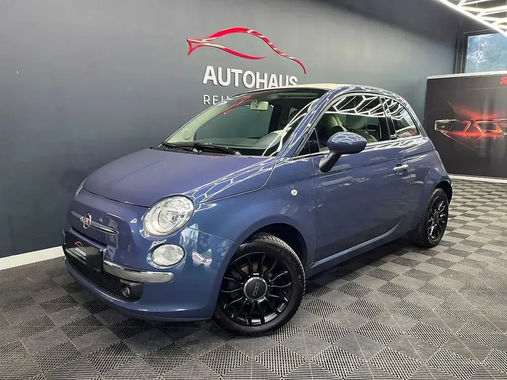 Gebraucht Fiat 500 Lounge 69 PS (50 kW) 2013 Blau Cabrio
