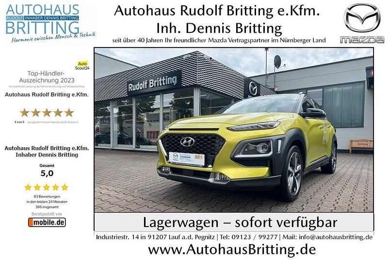 Gelb Gebraucht 2019 Hyundai Kona Style SUV | 19.990 € (Fairer Preis) - Bild 1/4