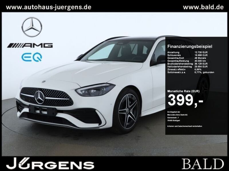 Unilack polarweiss Gebraucht 2023 Mercedes C300 AMG Kombi | 41.250 € (Superpreis) - Bild 1/4