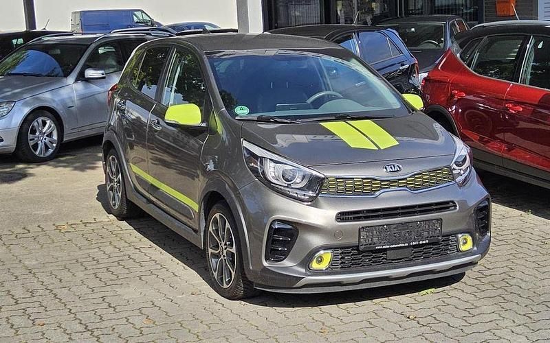 Silber Gebraucht 2018 Kia Picanto X-Line Kleinwagen | 13.498 € (Fairer Preis) - Bild 1/4
