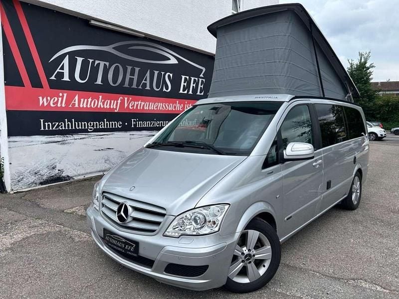 Silber Gebraucht 2014 Mercedes Viano Marco Polo Van / Kleinbus | 34.999 € (Etwas zu teuer) - Bild 1/4